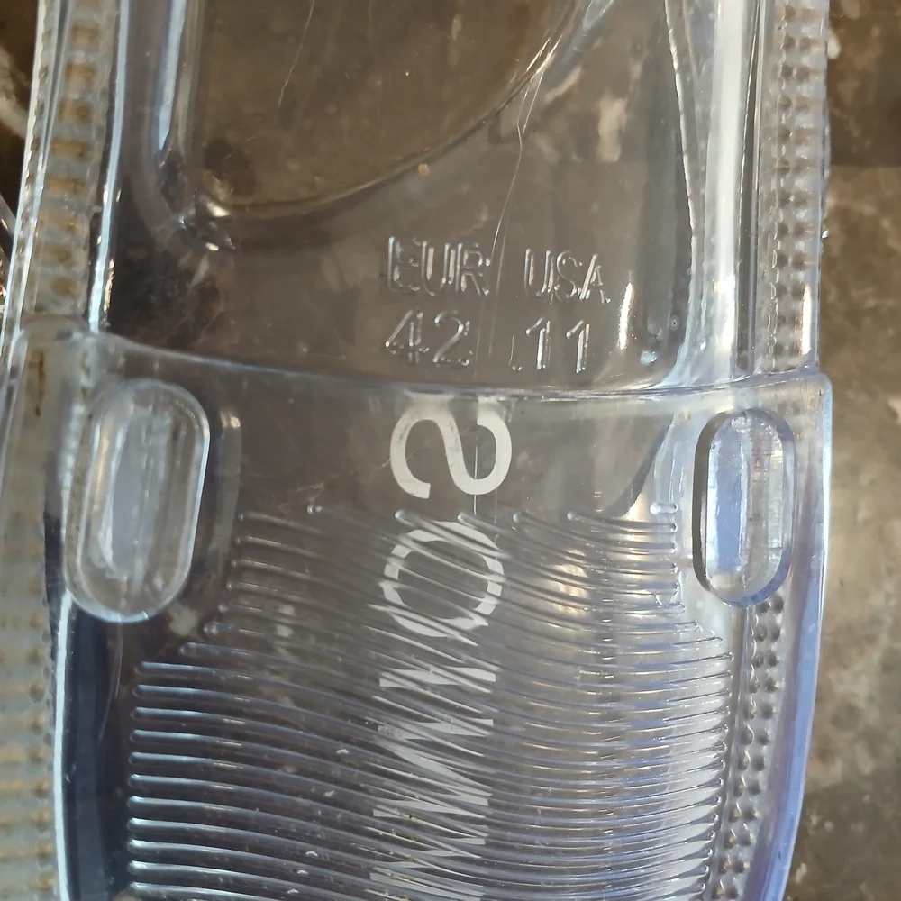Shimmering Rhinestone Clear Sandals - Picture 7 of 7